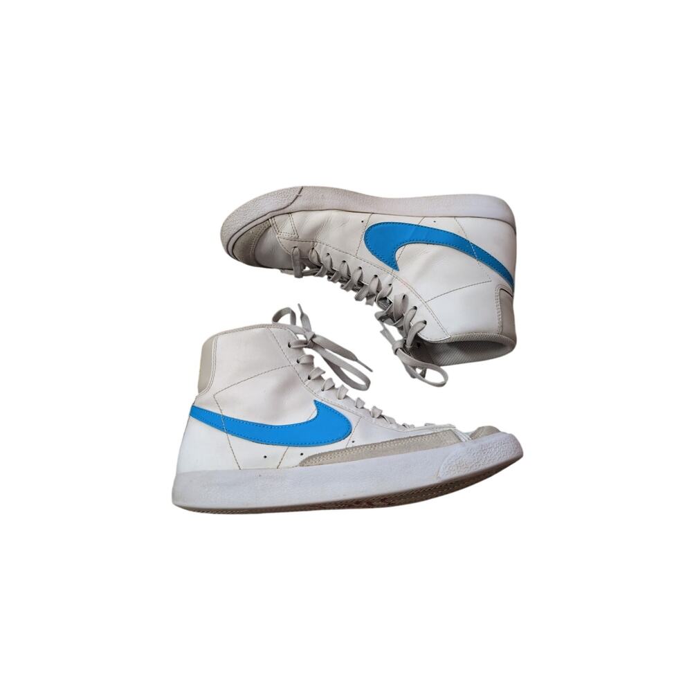 Nike Blazer Mid '77 Next Nature University Blue White Sneakers Size 7Y